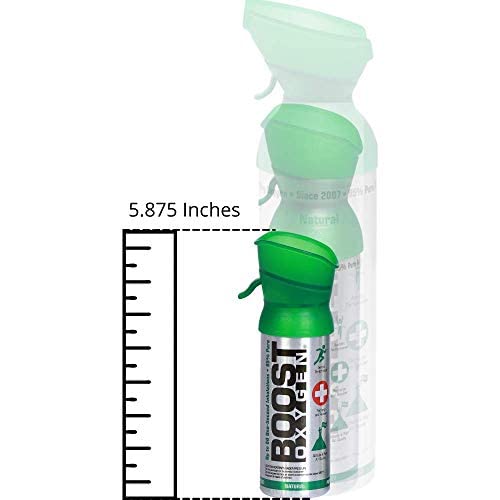 Boost Oxygen Pocket Size Natural 3L Canister | Respiratory Support for Aerobic Recovery, Altitude, Performance & Health (3 Pack)