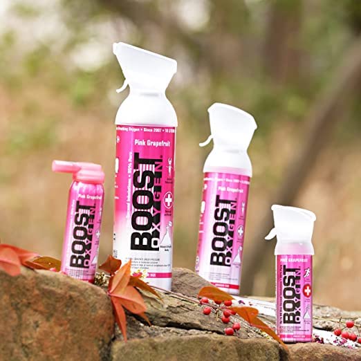 Boost Oxygen Pocket Size Natural 3L Canister | Respiratory Support for Aerobic Recovery, Altitude, Performance & Health (3 Pack)