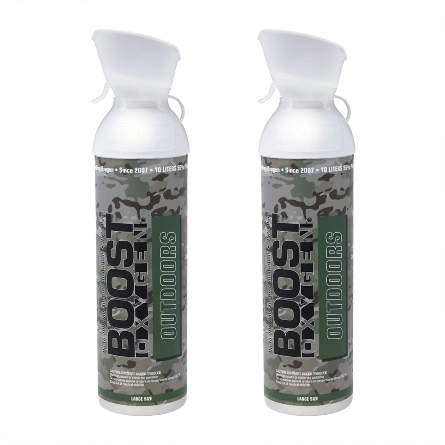Boost Oxygen Large Natural 10 Liter Canister | Respiratory Support for Aerobic Recovery, Altitude, Performance and Health (3 Pack)