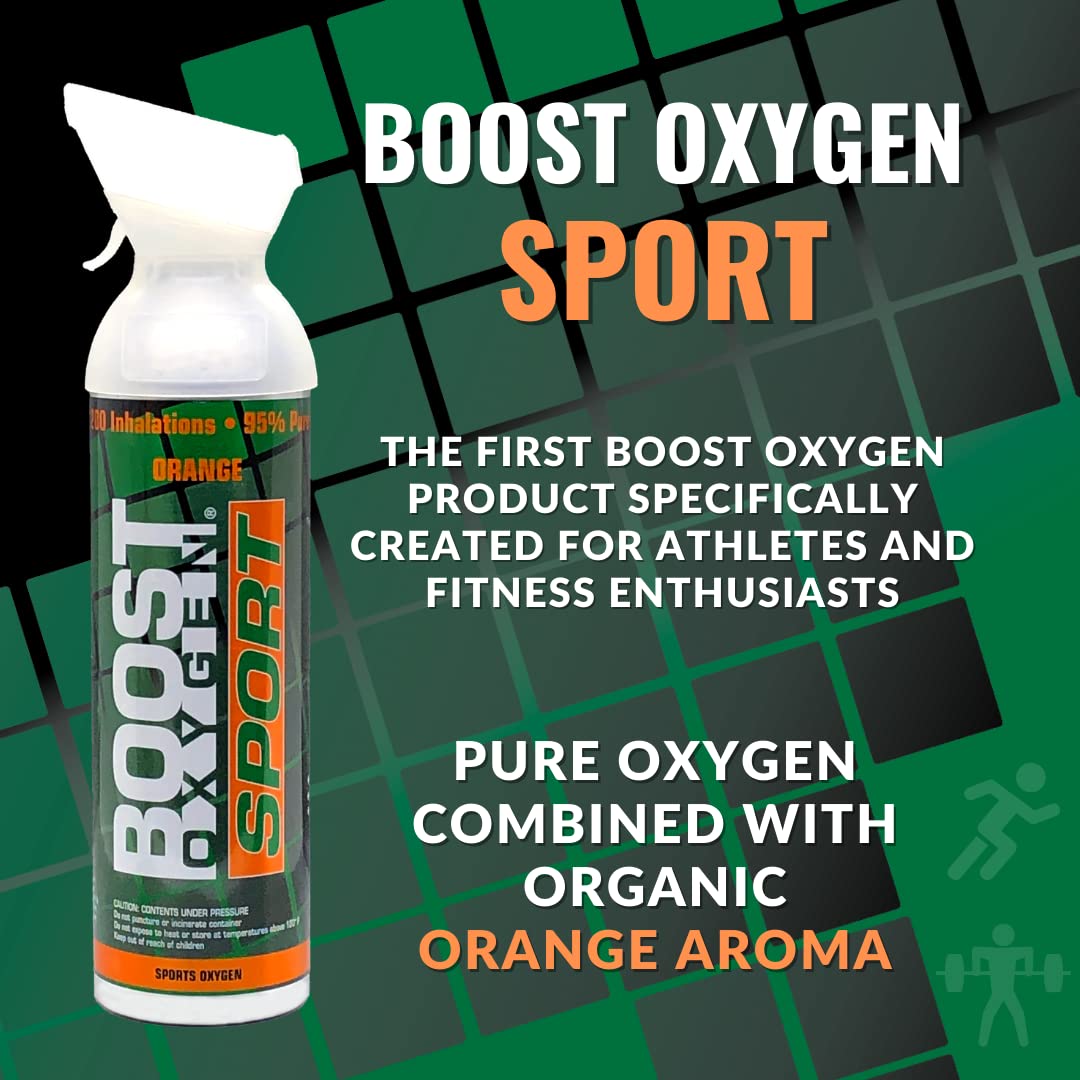 Boost Oxygen Large Natural 10 Liter Canister | Respiratory Support for Aerobic Recovery, Altitude, Performance and Health (3 Pack)