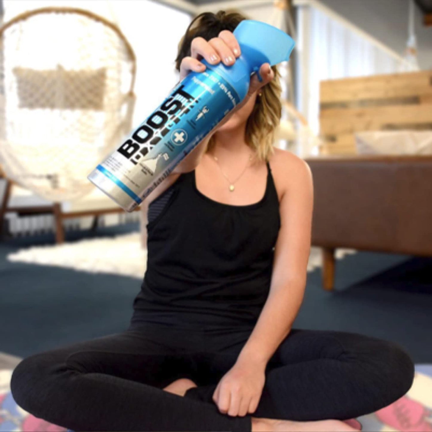 Boost Oxygen Large Natural 10 Liter Canister | Respiratory Support for Aerobic Recovery, Altitude, Performance and Health (3 Pack)