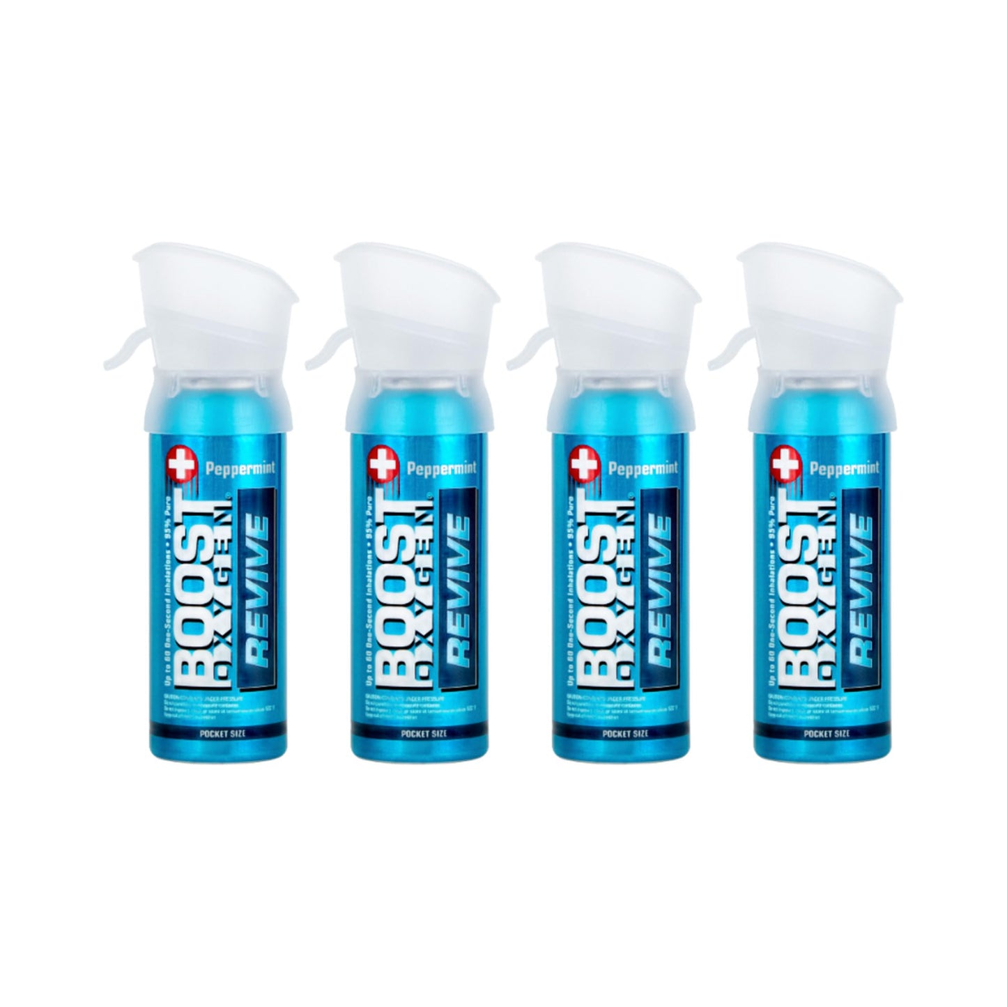 Boost Oxygen Pocket Size Natural 3L Canister | Respiratory Support for Aerobic Recovery, Altitude, Performance & Health (3 Pack)