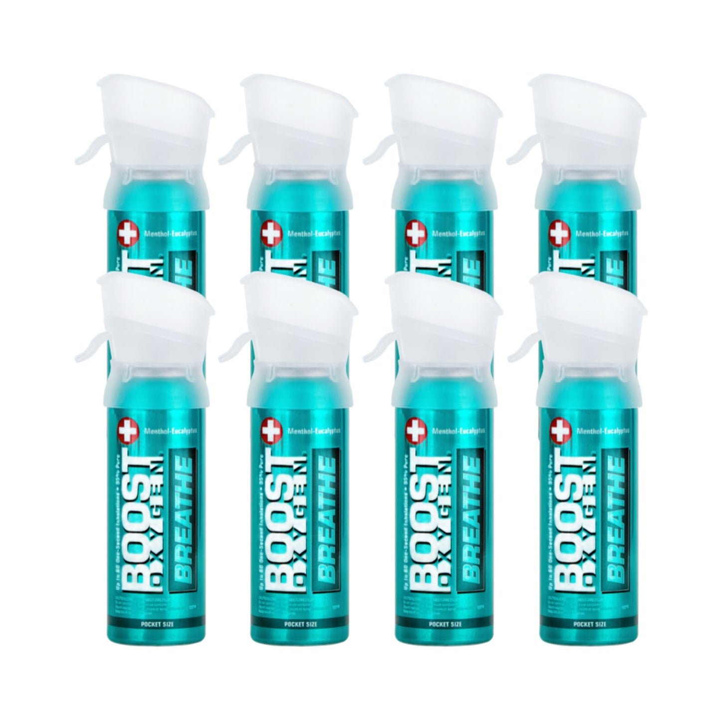 Boost Oxygen Pocket Size Natural 3L Canister | Respiratory Support for Aerobic Recovery, Altitude, Performance & Health (3 Pack)