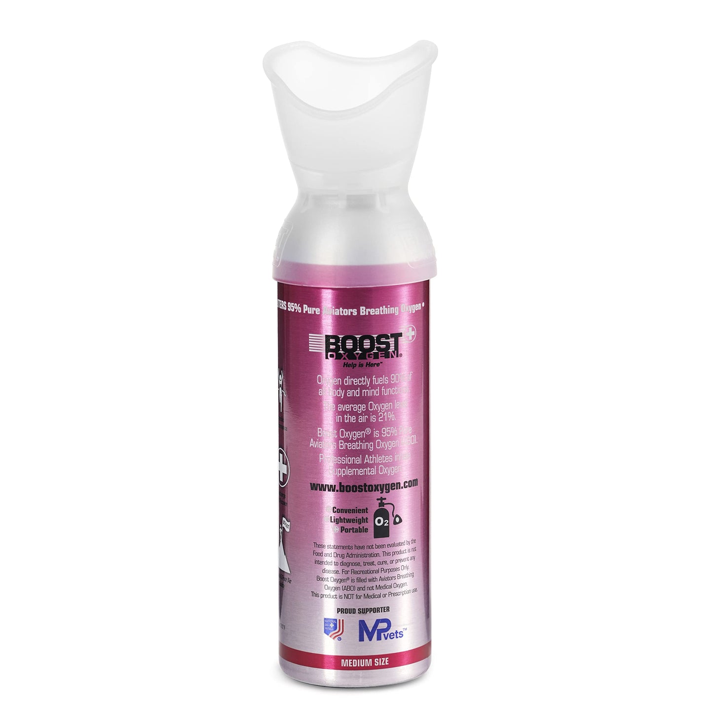 Boost Oxygen Large Natural 10 Liter Canister | Respiratory Support for Aerobic Recovery, Altitude, Performance and Health (3 Pack)