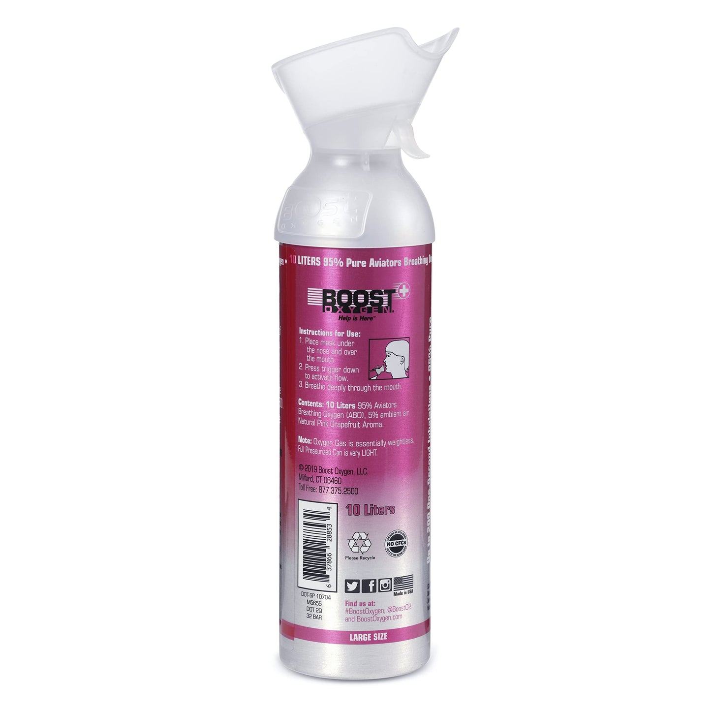 Boost Oxygen Natural Collection | Large 10L, Medium 5L & Pocket Size 3L (3 Pack)
