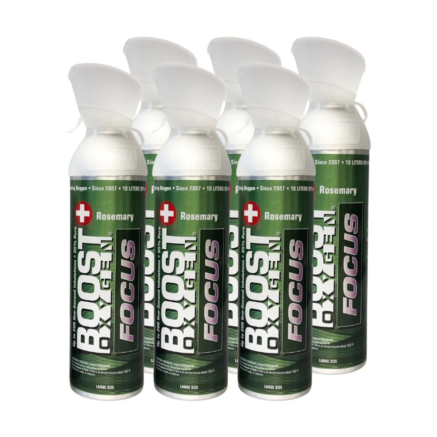 Boost Oxygen Large Natural 10 Liter Canister | Respiratory Support for Aerobic Recovery, Altitude, Performance and Health (3 Pack)