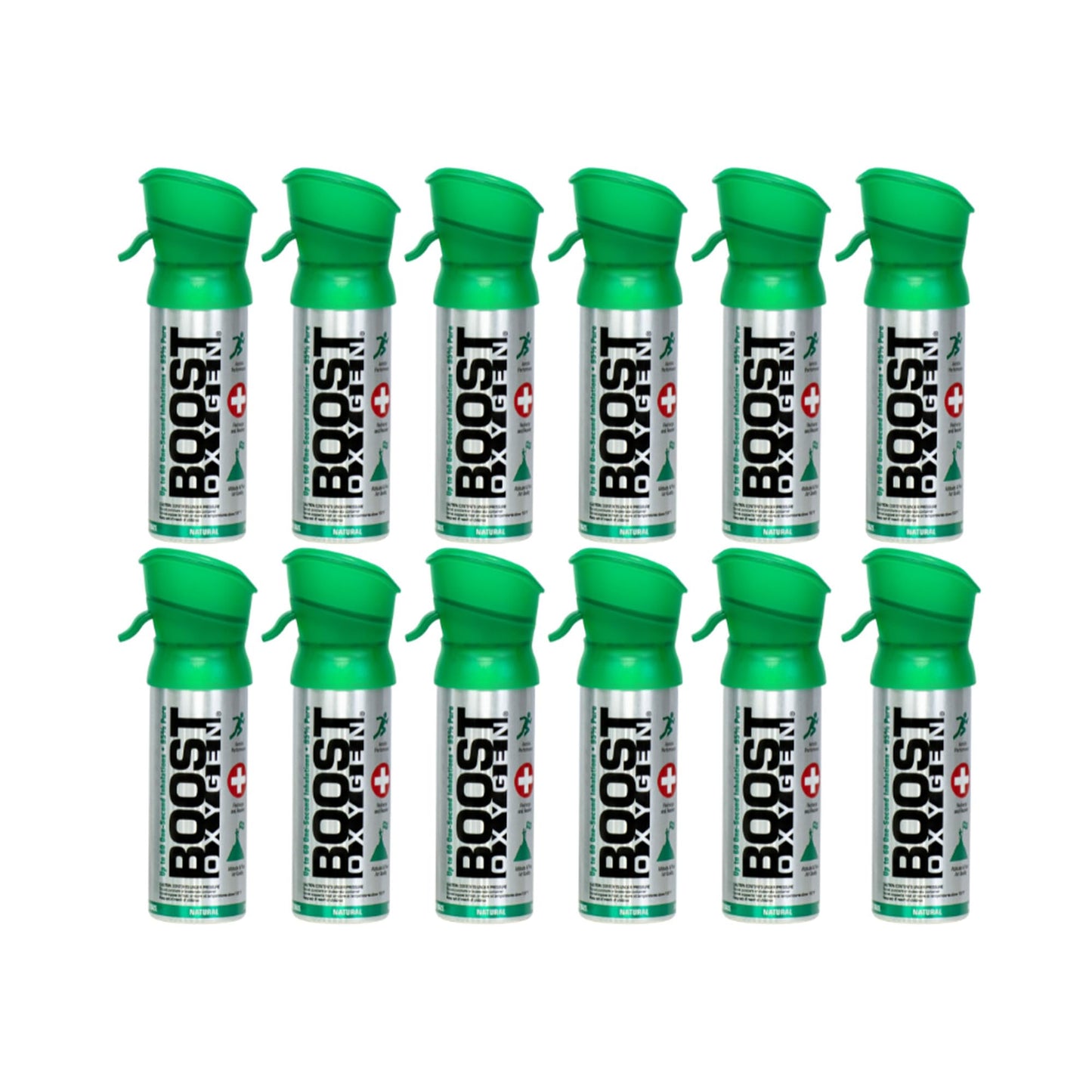 Boost Oxygen Pocket Size Natural 3L Canister | Respiratory Support for Aerobic Recovery, Altitude, Performance & Health (3 Pack)