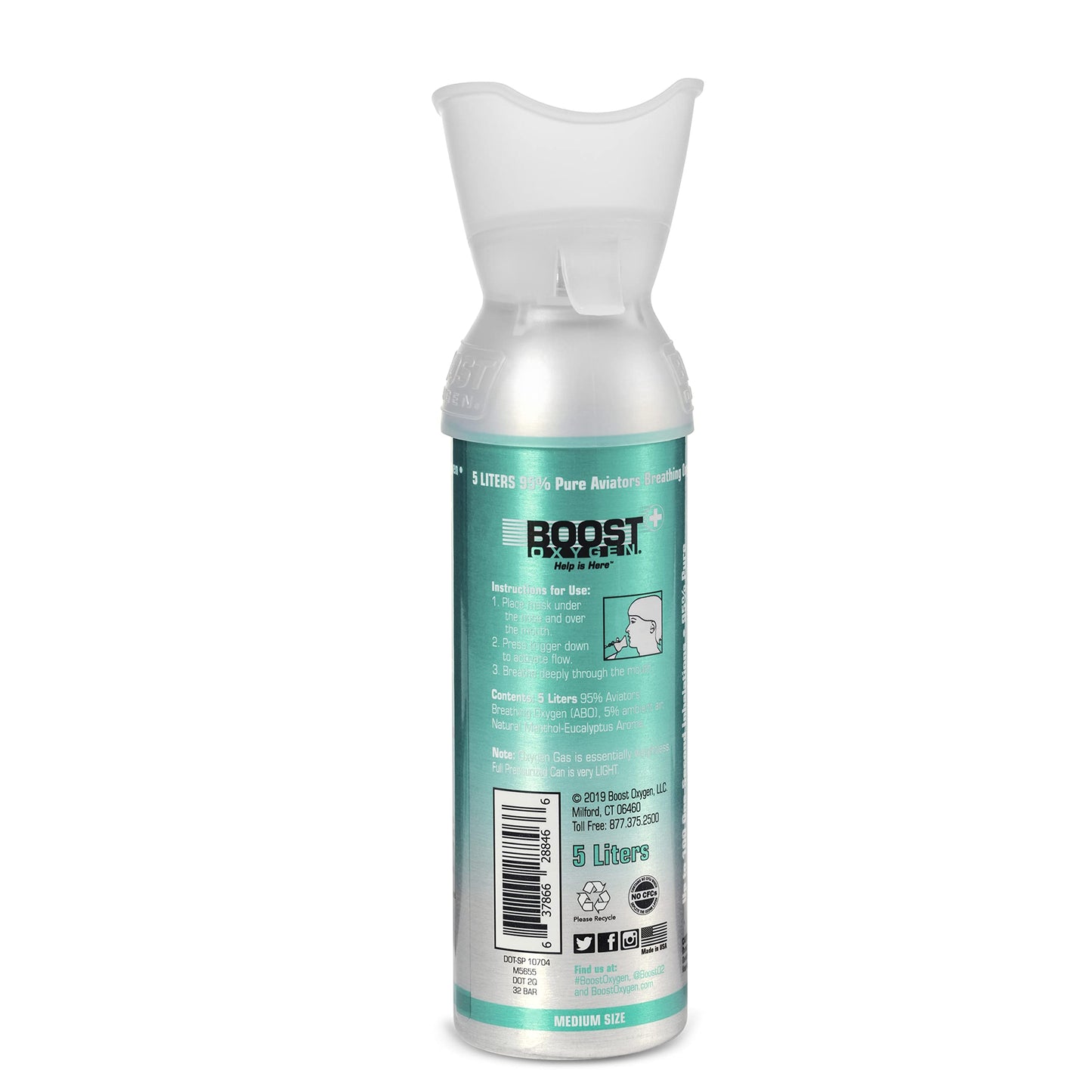 Boost Oxygen Natural Collection | Large 10L, Medium 5L & Pocket Size 3L (3 Pack)