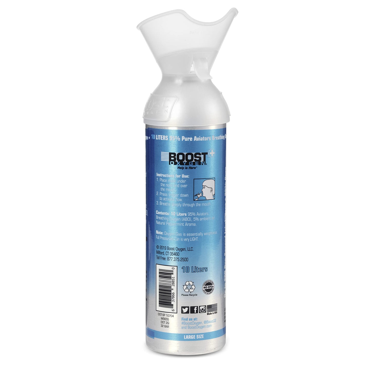 Boost Oxygen Natural Collection | Large 10L, Medium 5L & Pocket Size 3L (3 Pack)