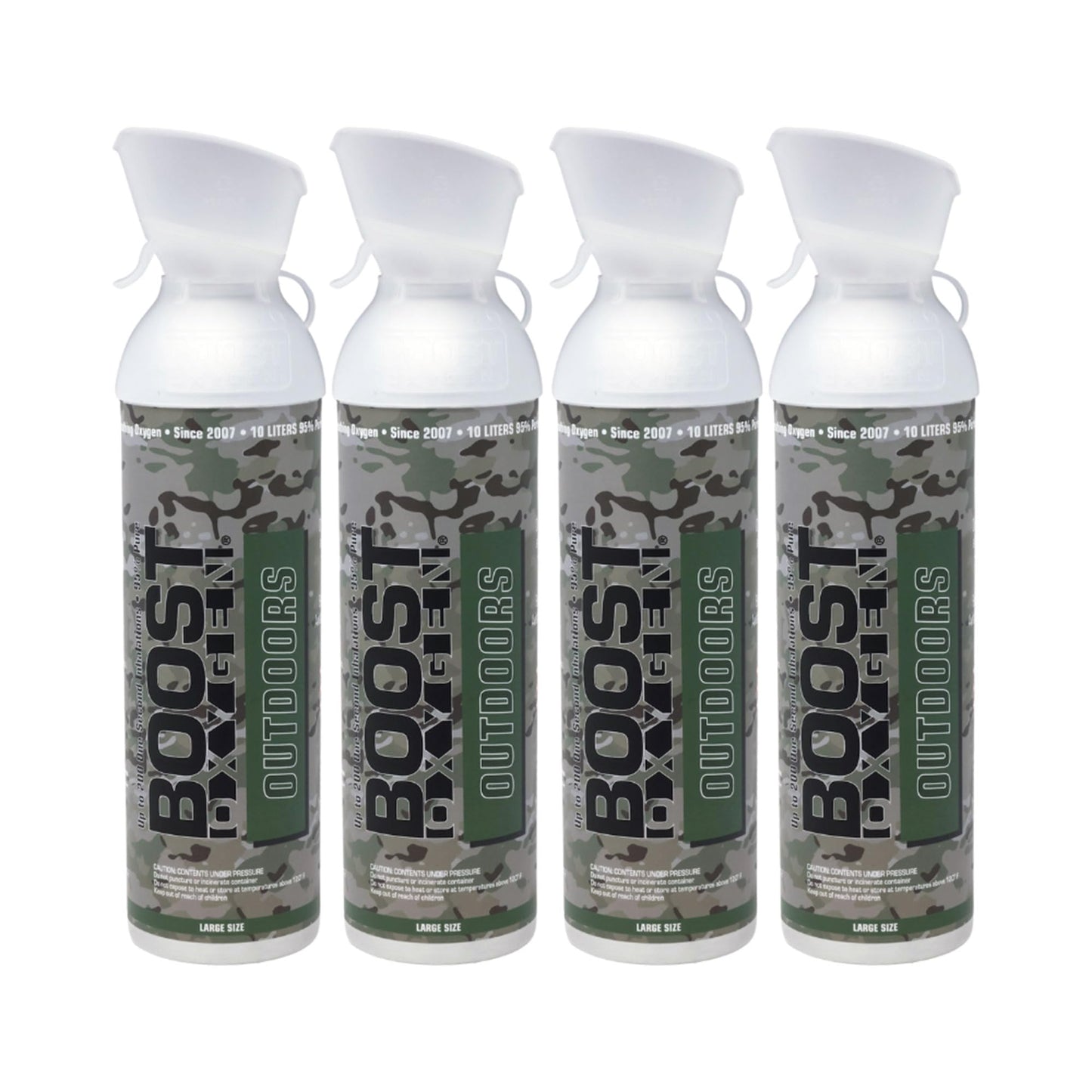 Boost Oxygen Large Natural 10 Liter Canister | Respiratory Support for Aerobic Recovery, Altitude, Performance and Health (3 Pack)
