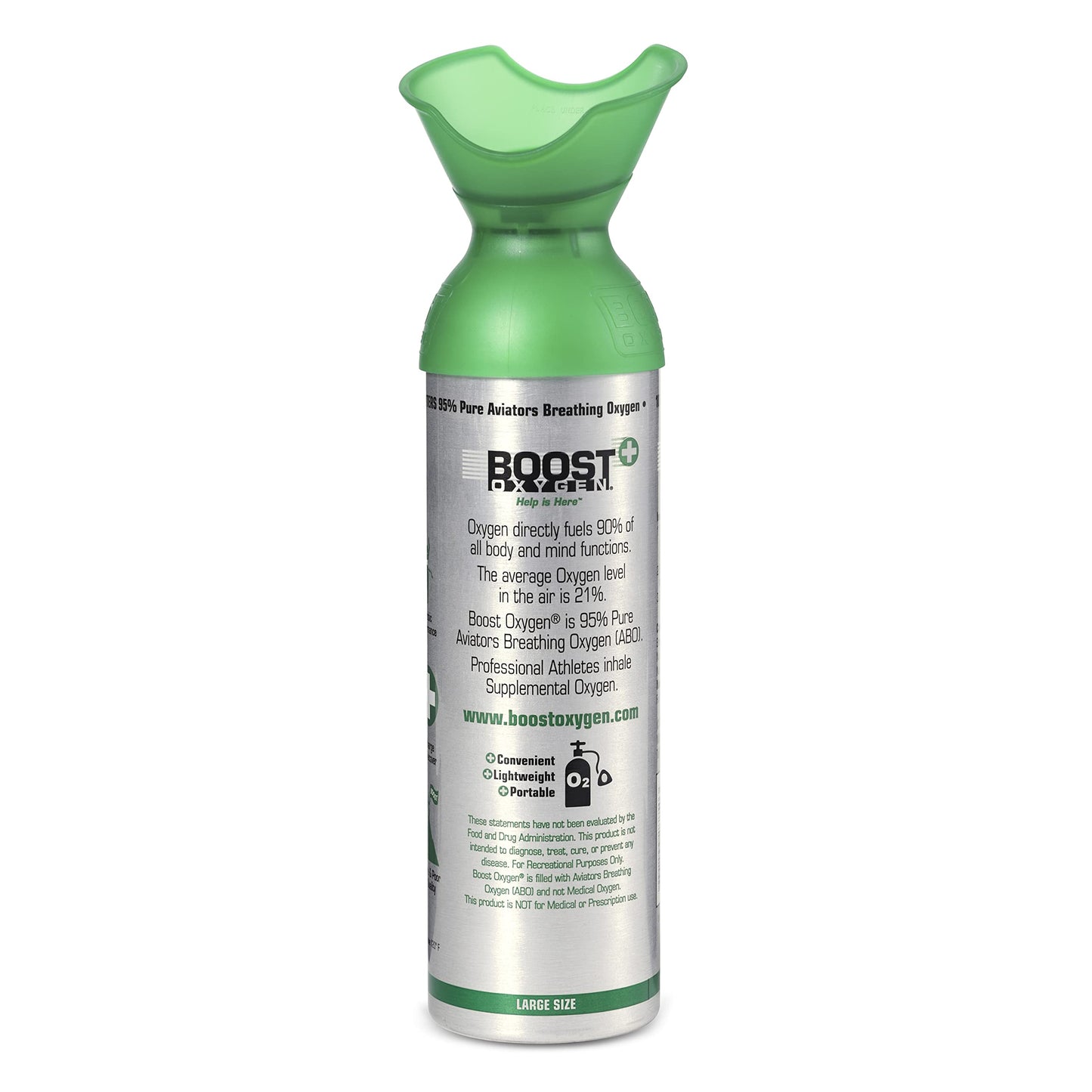 Boost Oxygen 10 Liter Canned Oxygen (2 Pack) and 5 Liter Canned Oxygen (3 Pack) with Built-in Mouthpiece for High Altitudes and Recovery, Flavorless