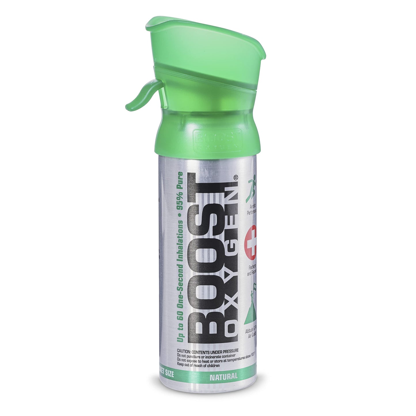 Boost Oxygen Pocket Size Natural 3L Canister | Respiratory Support for Aerobic Recovery, Altitude, Performance & Health (3 Pack)