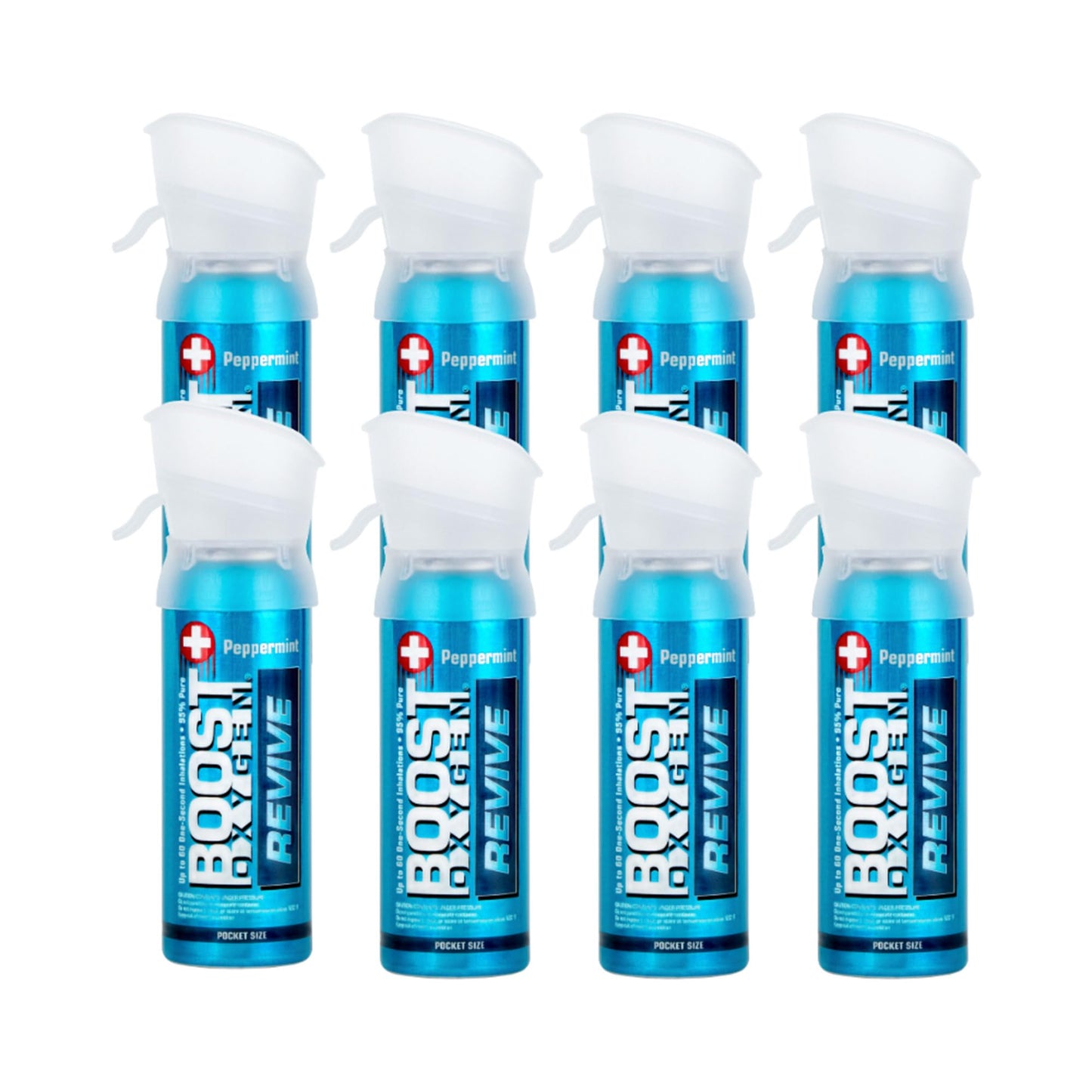 Boost Oxygen Pocket Size Natural 3L Canister | Respiratory Support for Aerobic Recovery, Altitude, Performance & Health (3 Pack)