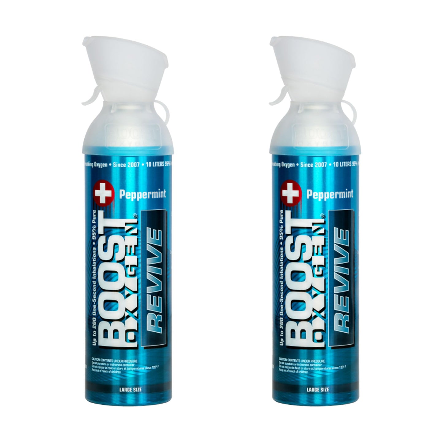 Boost Oxygen Large Natural 10 Liter Canister | Respiratory Support for Aerobic Recovery, Altitude, Performance and Health (3 Pack)