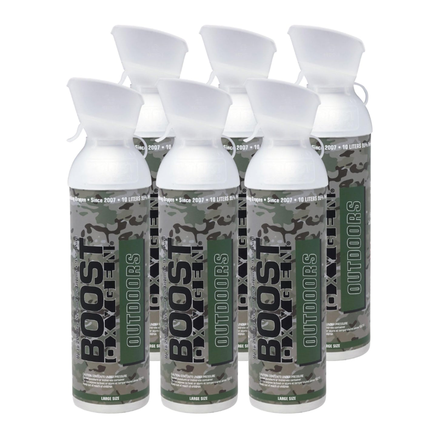 Boost Oxygen Large Natural 10 Liter Canister | Respiratory Support for Aerobic Recovery, Altitude, Performance and Health (3 Pack)