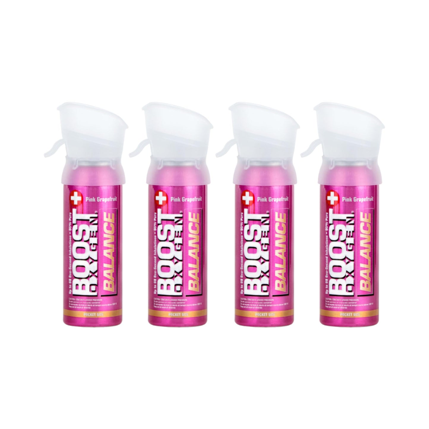 Boost Oxygen Pocket Size Natural 3L Canister | Respiratory Support for Aerobic Recovery, Altitude, Performance & Health (3 Pack)