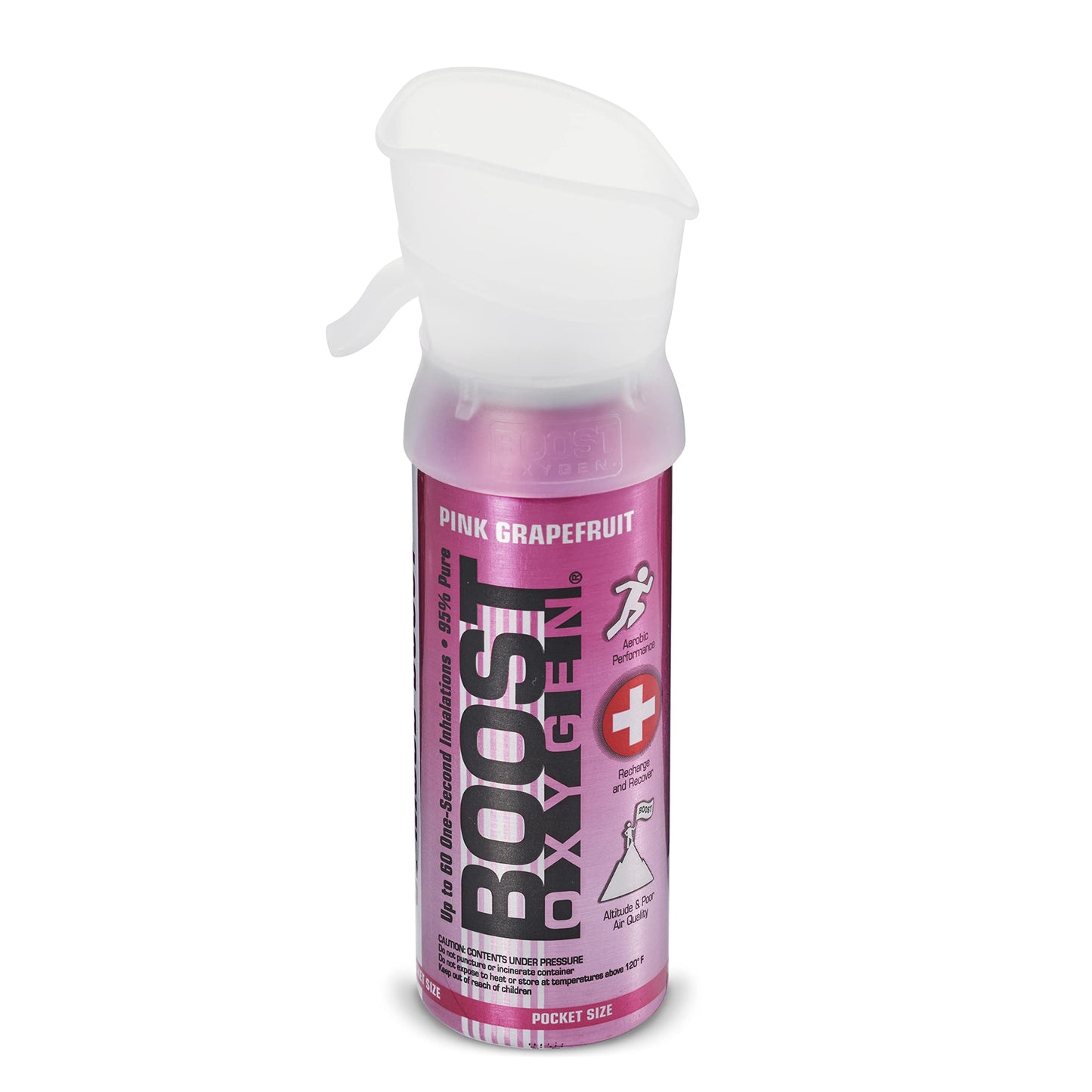 Boost Oxygen Pocket Size Natural 3L Canister | Respiratory Support for Aerobic Recovery, Altitude, Performance & Health (3 Pack)