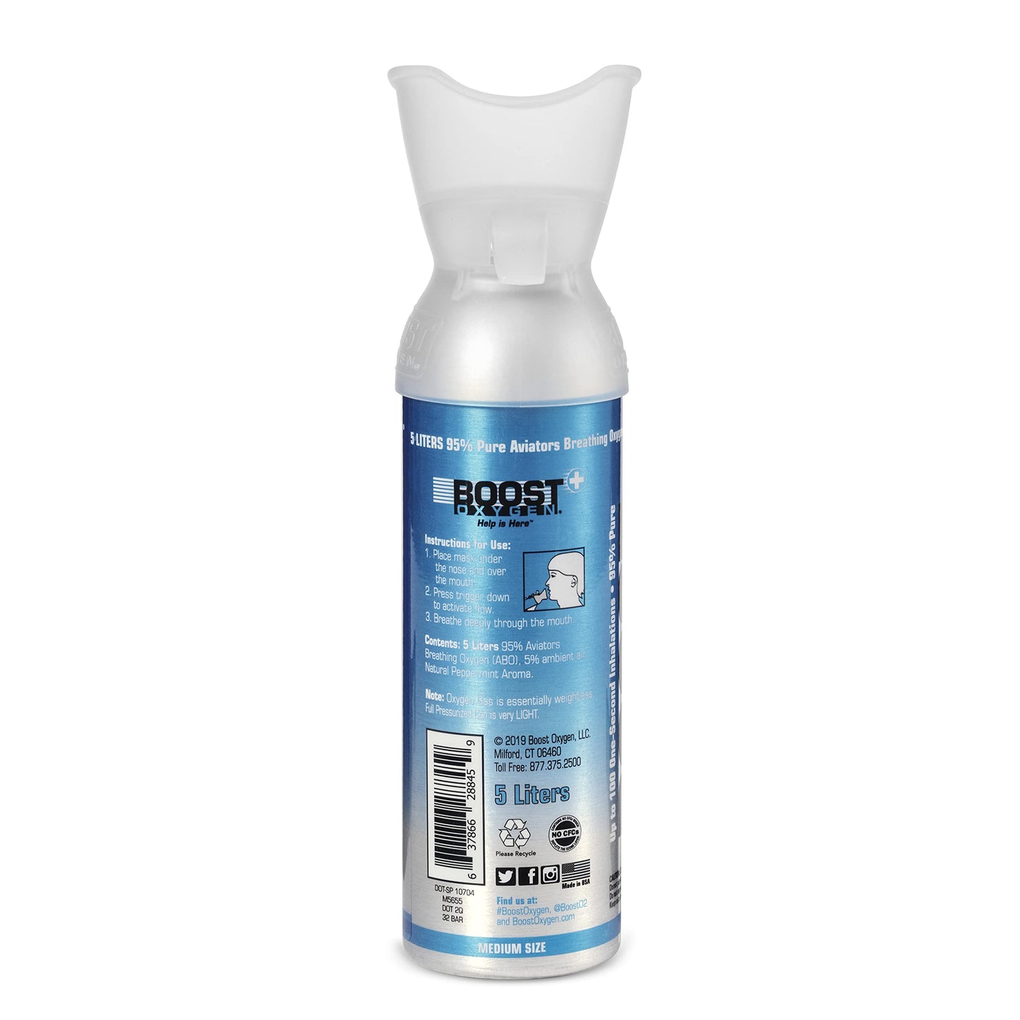 Boost Oxygen Natural Collection | Large 10L, Medium 5L & Pocket Size 3L (3 Pack)