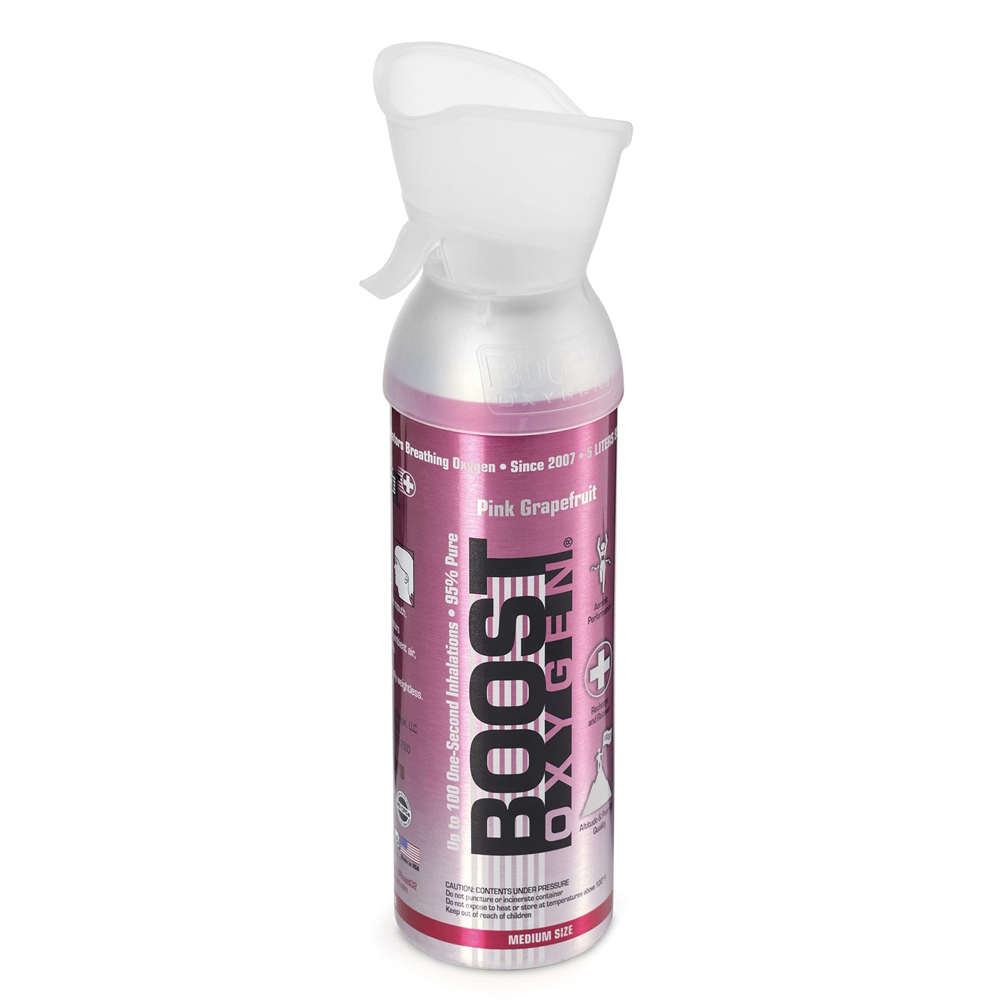 Boost Oxygen Large Natural 10 Liter Canister | Respiratory Support for Aerobic Recovery, Altitude, Performance and Health (3 Pack)