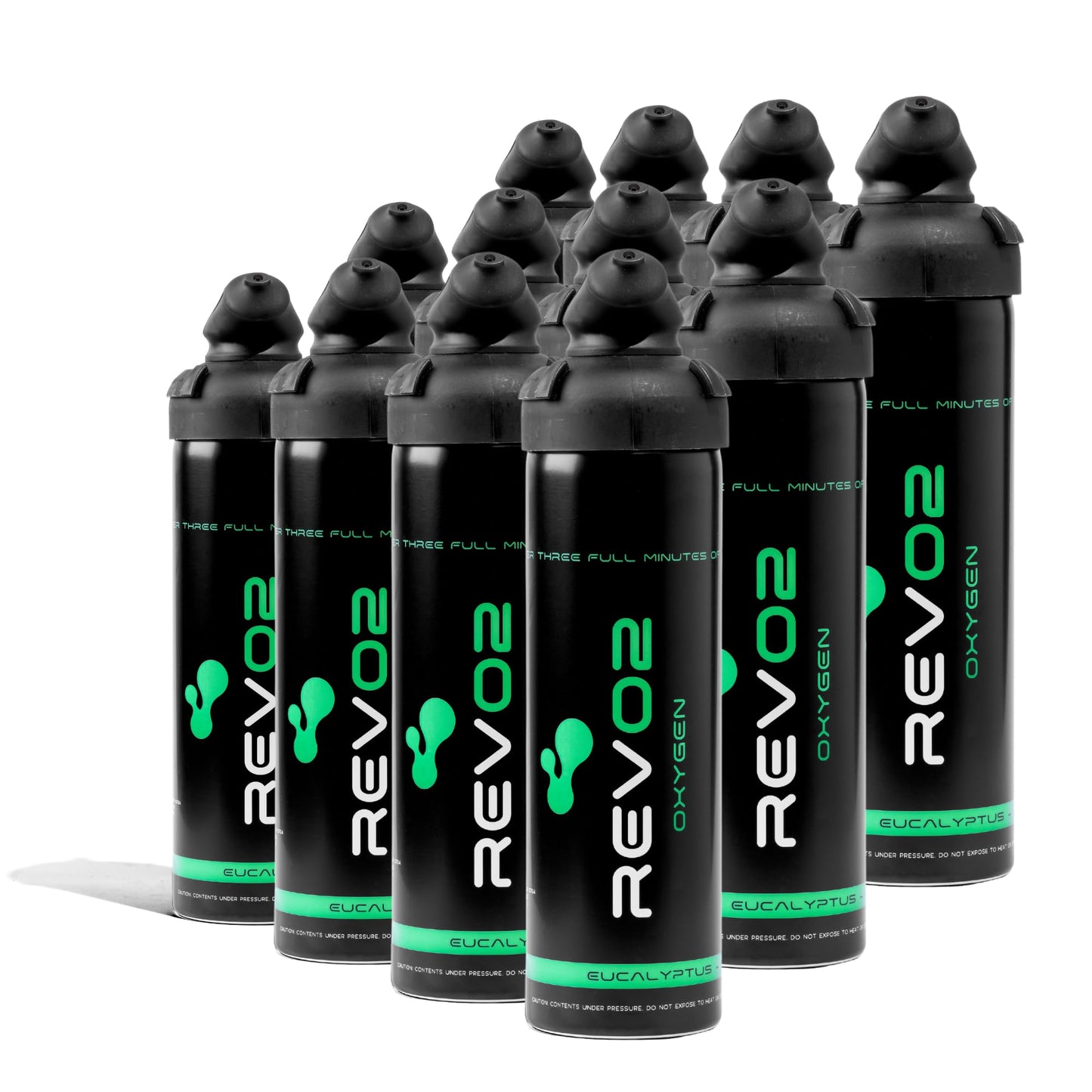 Eucalyptus Portable 98% Oxygen Can - Zero Leak Mouthpiece, Rotating Trigger Lock - Natural Stress & Mental Fatigue Relief at Any Altitude or Elevation - Menthol Canned Oxygen - 10 Liter Large