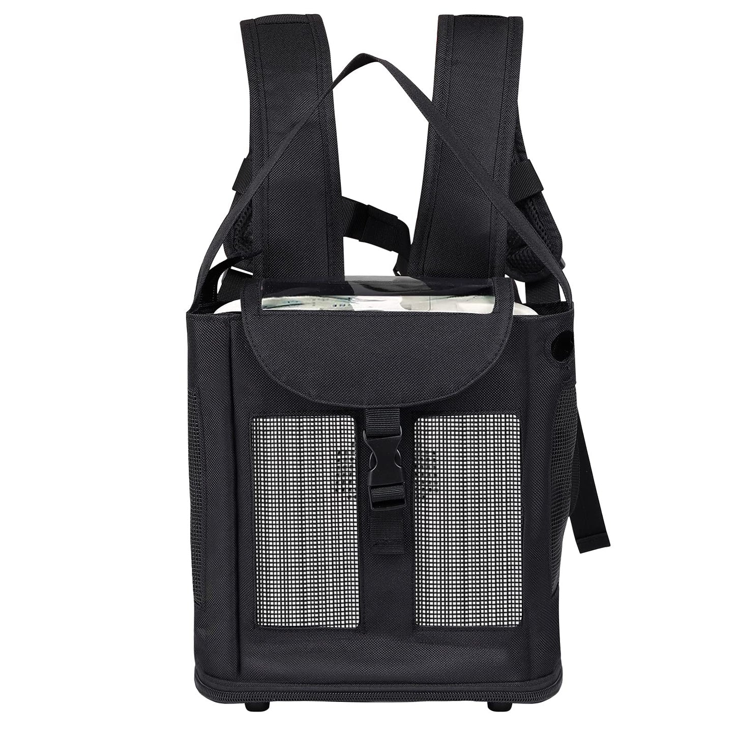 Yxmeiguo Lightweight Portable Oxygen Concentrator Backpack for G3 Unit, Breathable & Comfortable POC Carrying Bag with Mesh Panels, Water Resistant Oxygen Backpack (GRAY)