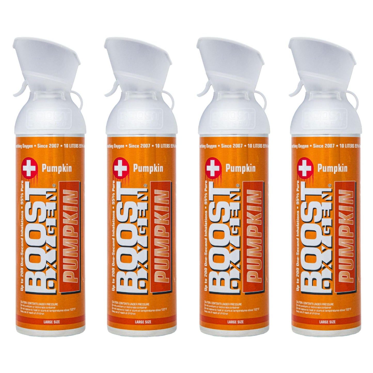 Boost Oxygen Large Natural 10 Liter Canister | Respiratory Support for Aerobic Recovery, Altitude, Performance and Health (3 Pack)
