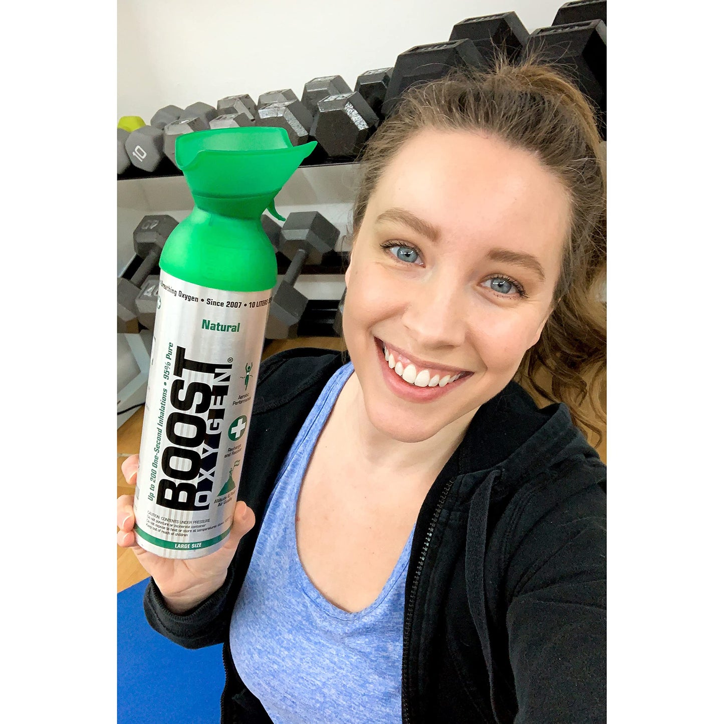Boost Oxygen Natural Collection | Large 10L, Medium 5L & Pocket Size 3L (3 Pack)