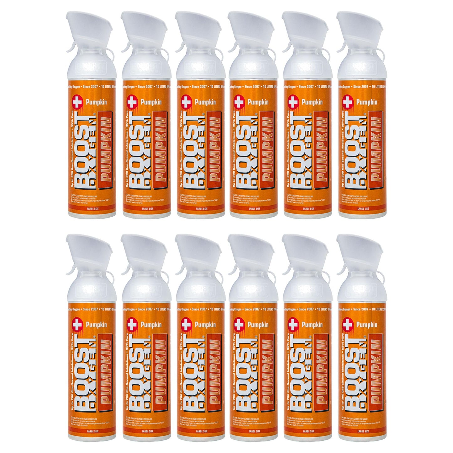 Boost Oxygen Large Natural 10 Liter Canister | Respiratory Support for Aerobic Recovery, Altitude, Performance and Health (3 Pack)